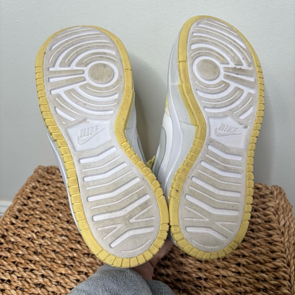 Nike Dunk High Up Sneakers Rebel Lemon Yellow (Women's) Size 8.5 *No Insoles* - Picture 7 of 9